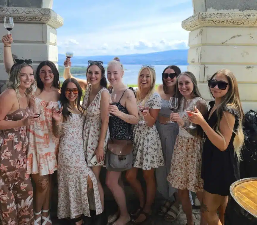 Cheeers to a successful wine tour in West Kelowna, British Columbia