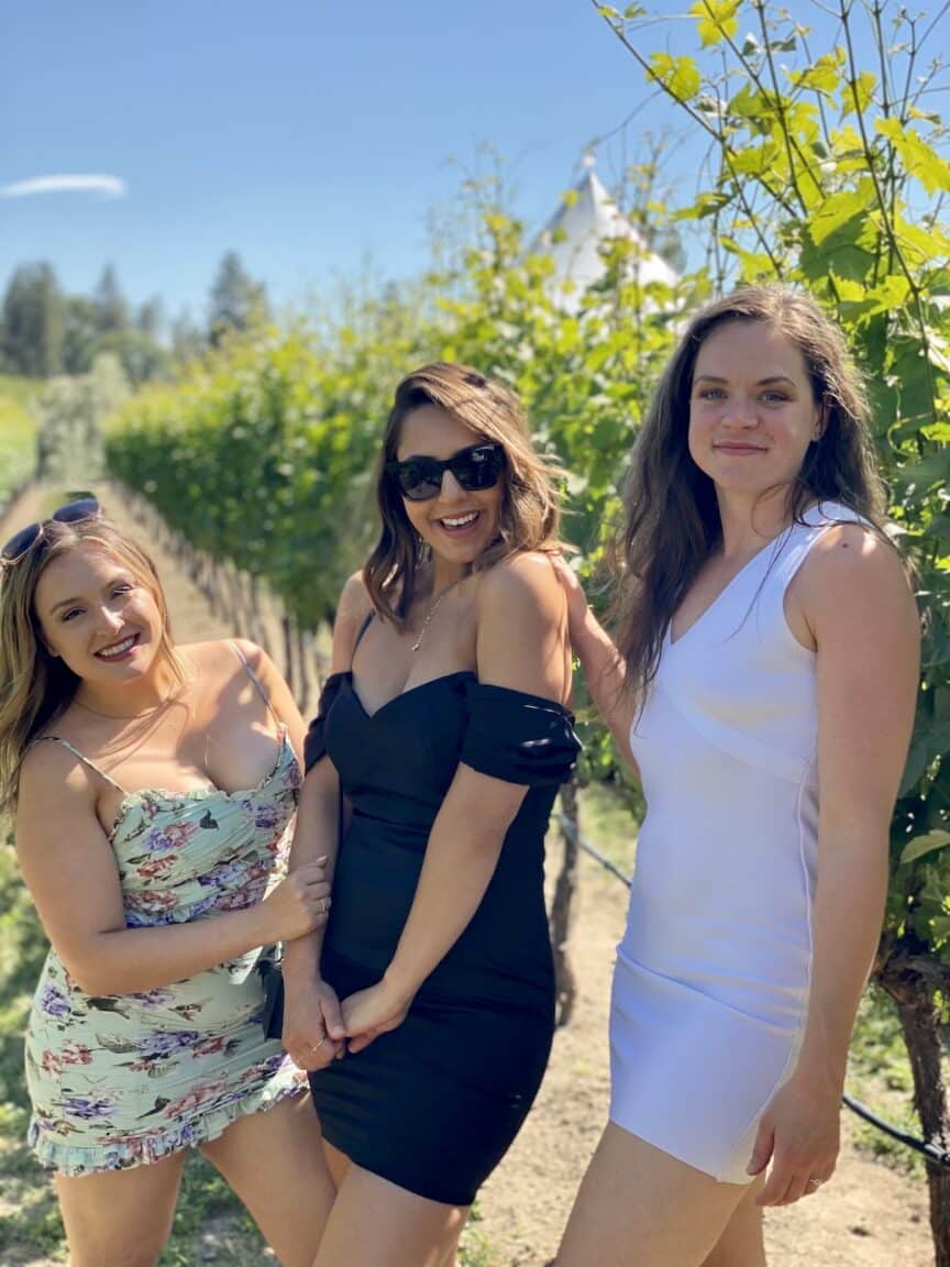 Vineyards in Lake Country along the Scenic Sip Wine Tour